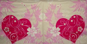 178 Herz / Herzen - 3-lagig (creme)  - ti-flair